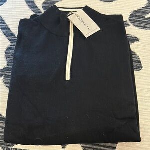 Black Crewneck Sweater with Soft Texture